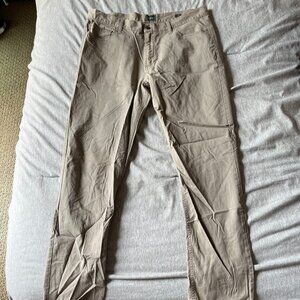 Khaki Bixby Mens Pants (36 x 32)